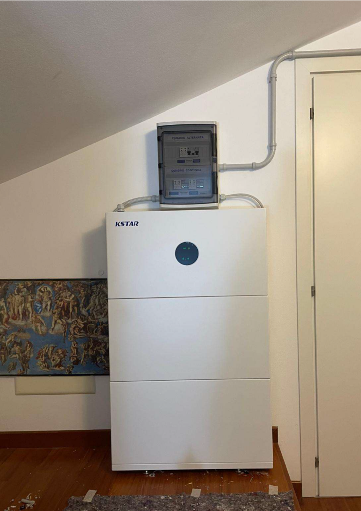 Installazione sistema di accumulo KSTAR